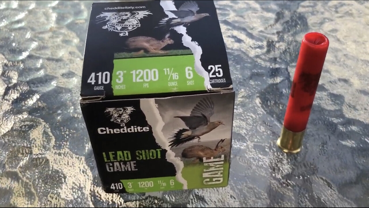 Cheddite .410 3” 11/16 Ounce #6 Shot Game Load - Breakdown