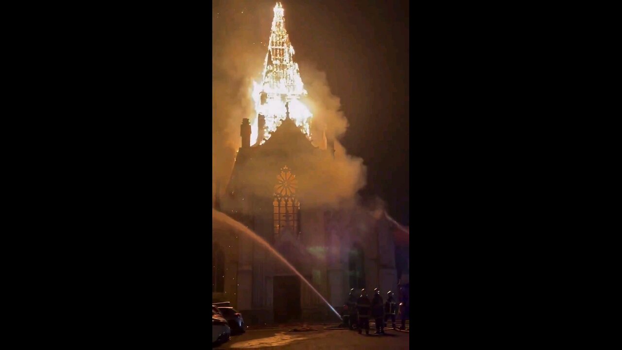 Another Church on fire!! 🤔⛪️ 🙏