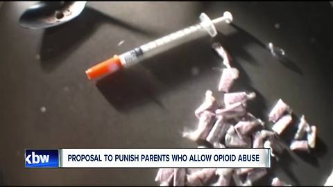 Proposal to punish parents who allow opioid abuse on their property