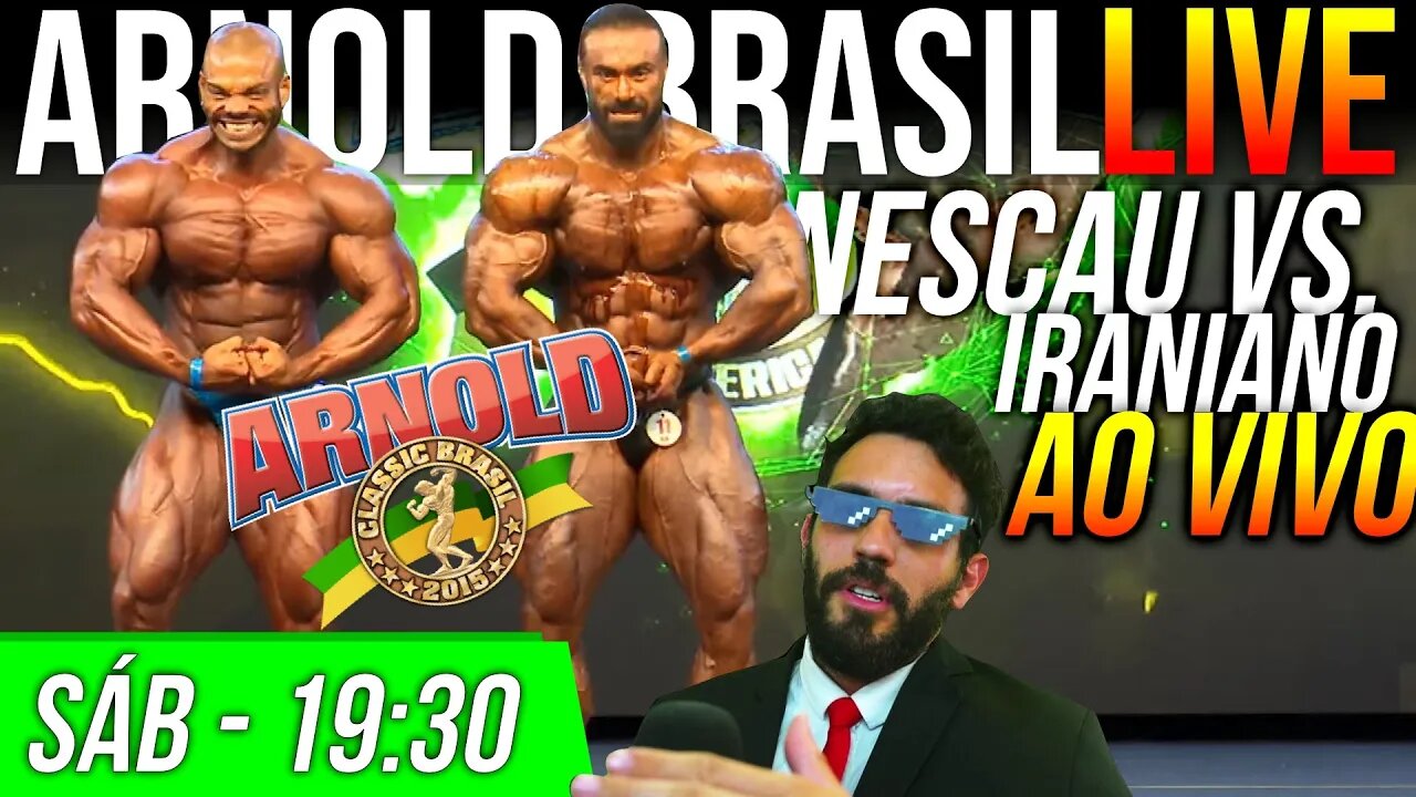 IRANIANO GANHOU DO NESCAU, FOI JUSTO? ARNOLD CLASSIC BRASIL BODYBUILDING PRO com GORGONOID