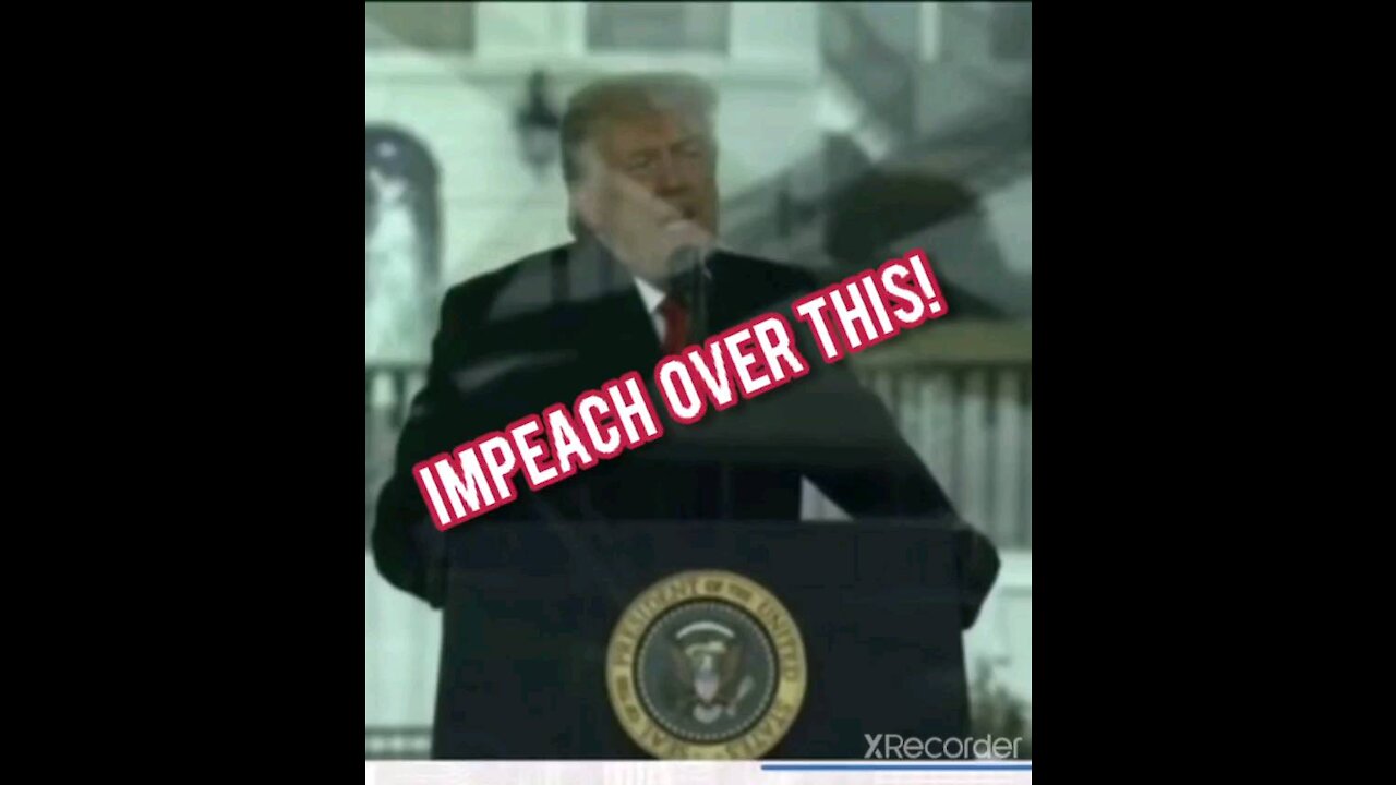 Impeached over THIS!!