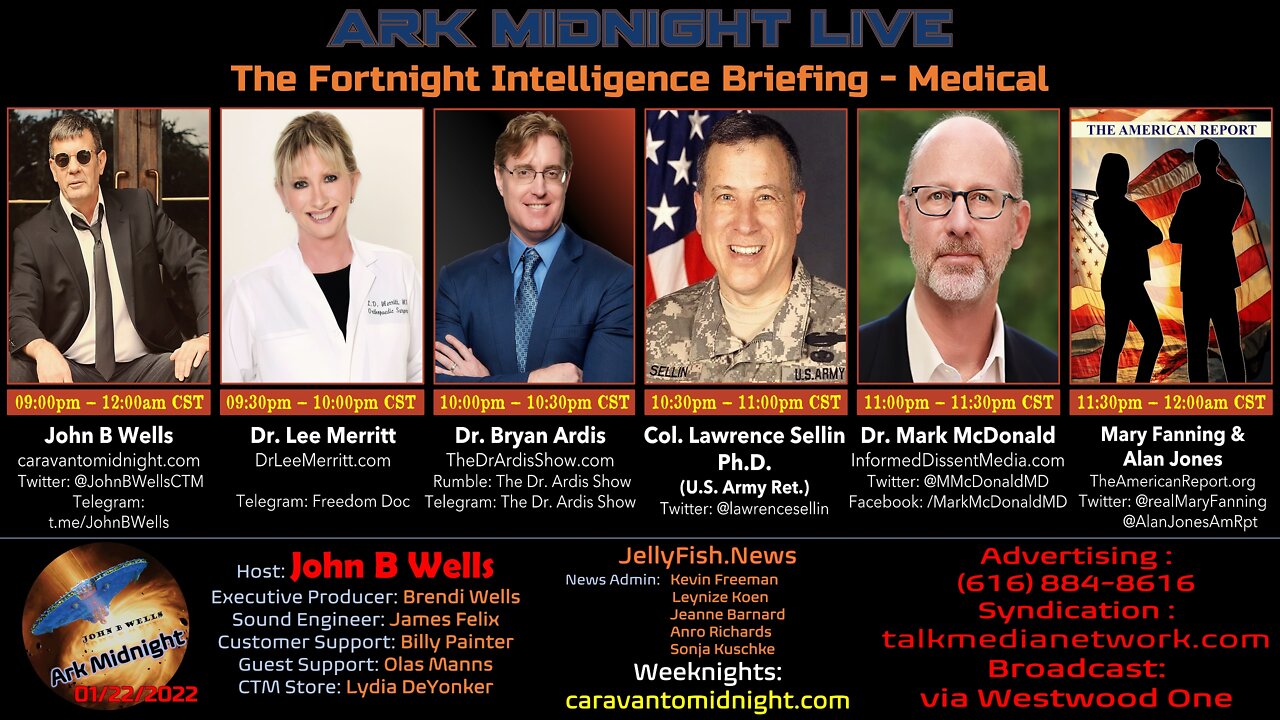 The Fortnight Intelligence Briefing - Medical - John B Wells LIVE