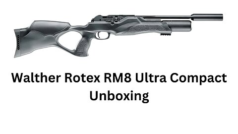 Walther Rotex RM8 UC Unboxing