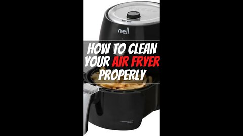 How To Clean Your Air Fryer Properly!! #Shorts #keto