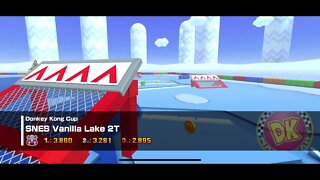 Mario Kart Tour - SNES Vanilla Lake 2T Gameplay & OST