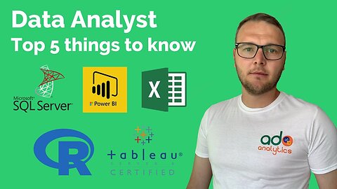 Data Analyst - Top 5 things to learn