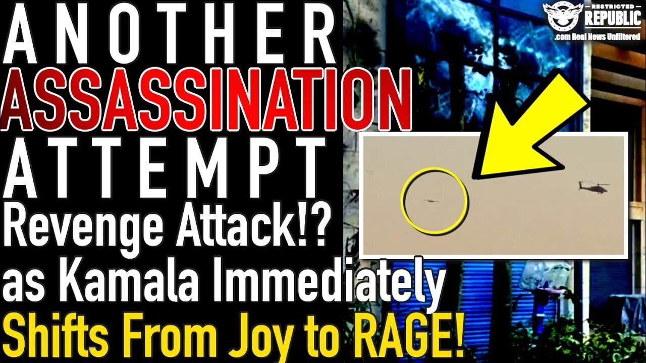 ANOTHER ASSASSINATION ATTEMPT! Revenge Attack!? As Kamala Immediately Shifts From Joy to RAGE!