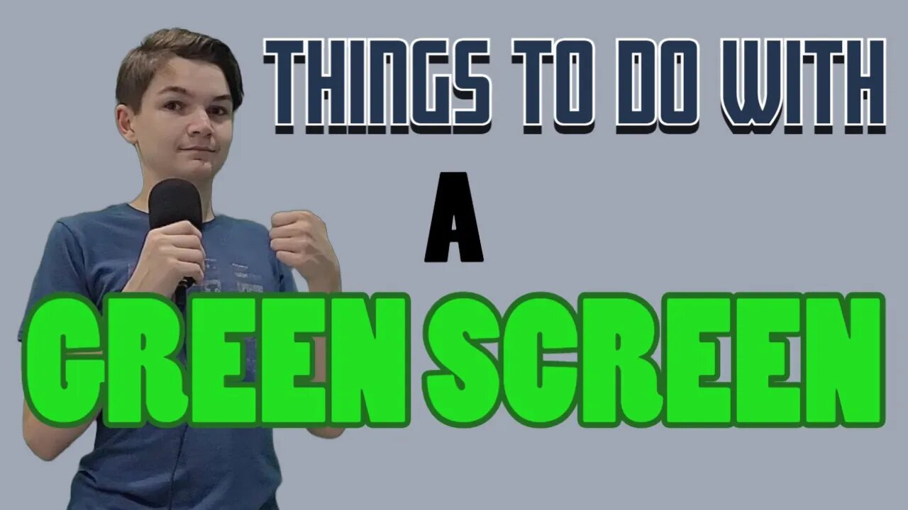 Cool Uses For Green Screen | @BhGriffon13 | Middle School