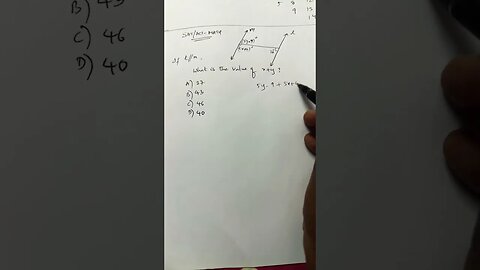 SAT-ACT Geometry👍☄️#lines&anglesproblem#shorts#@mazhershareef53