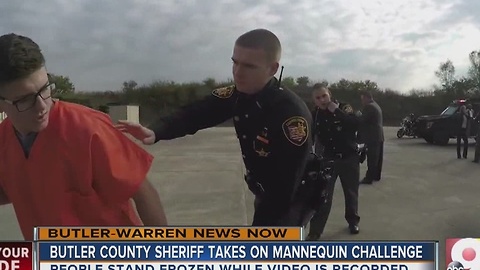 Butler County Sheriff takes on mannequin challenge