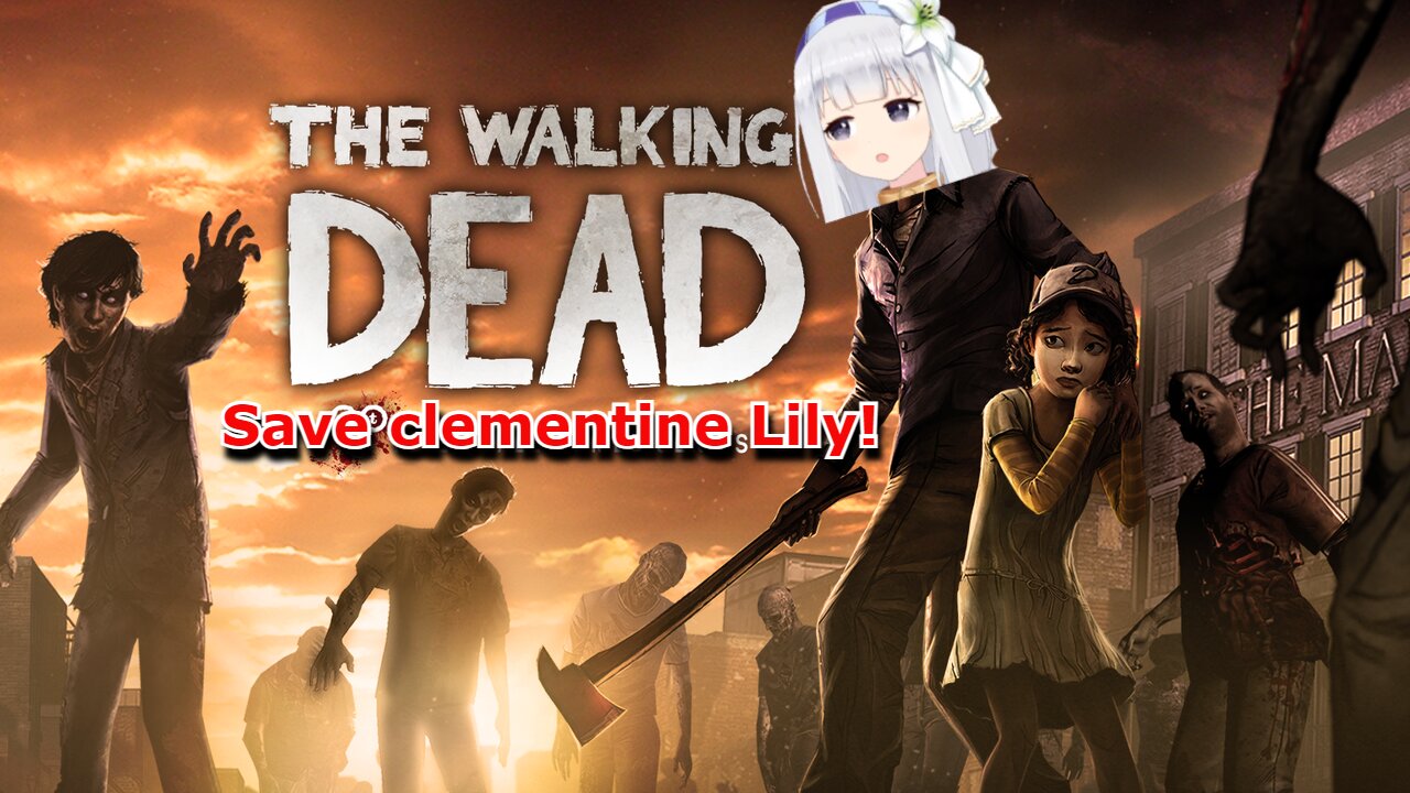 Vtuber Shirayuri lily - telltale's the walking dead season 1 - Don't give up lee Save clementine!