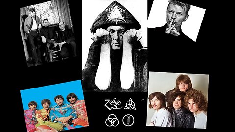 ALEISTER CROWLEY nel Rock, dai BEATLES a BOWIE, dai LED ZEPPELIN a CURRENT 93