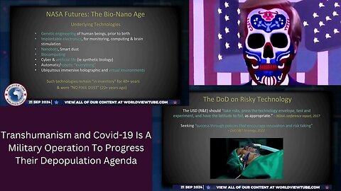 Transhumanism and Covid-19 Is A Military Operation To Progress Their Depopulation Agenda