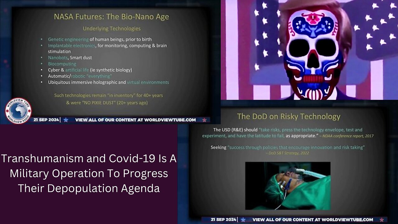 Transhumanism and Covid-19 Is A Military Operation To Progress Their Depopulation Agenda