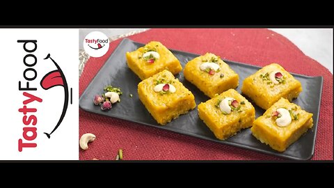 "Sizzle and Savor" (Mango Coconut Fudge Barfi Recipe by ''TESTY FOOD'')