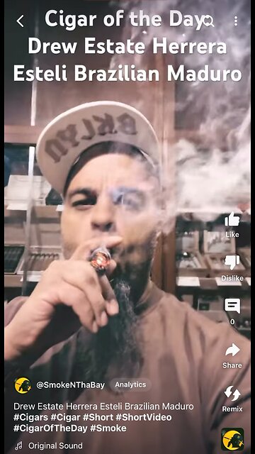Drew Estate Herrera Esteli Brazilian Maduro #Cigars #Cigar #Short #ShortVideo #CigarOfTheDay #Smoke