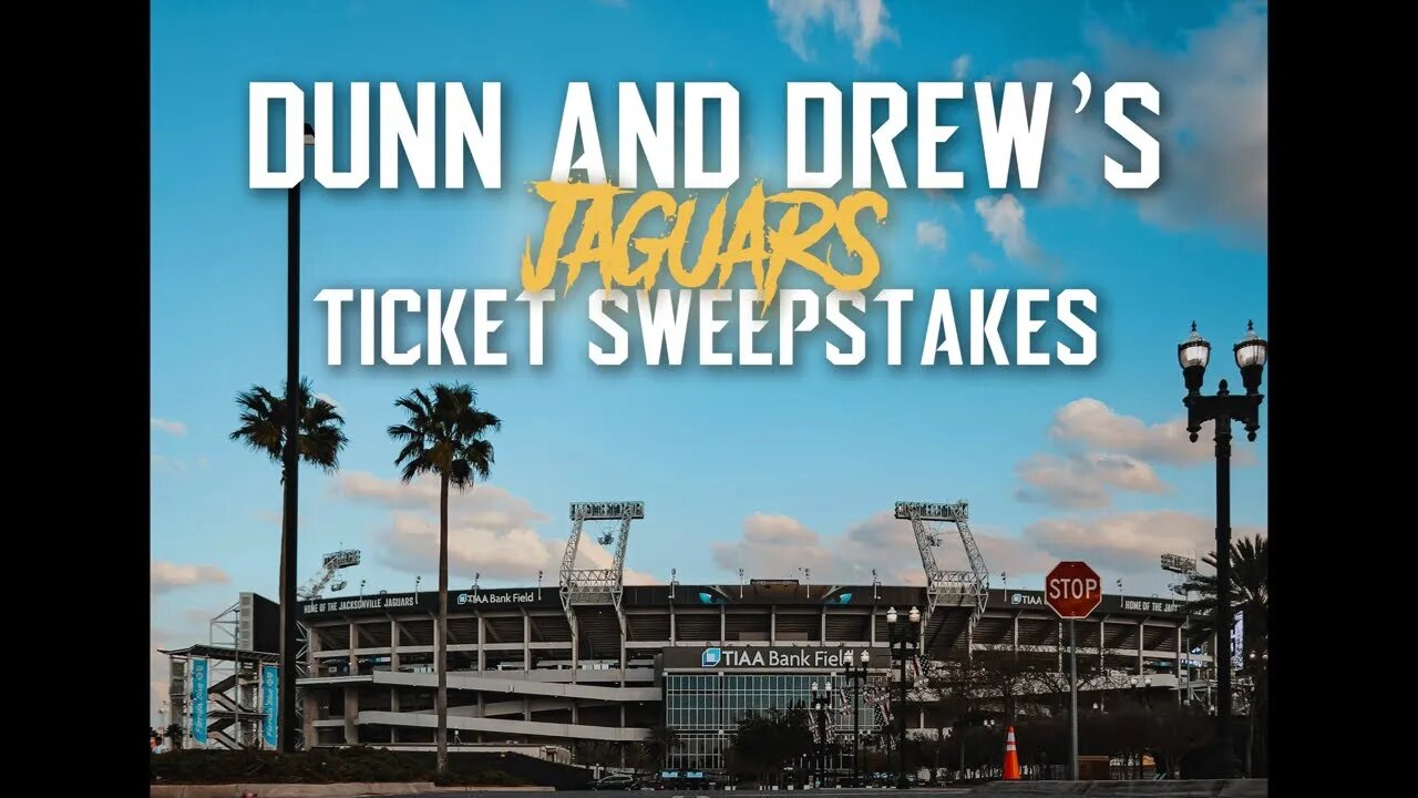 Dunn and Drew Dolphins @ Jaguars Ticket Raffle!