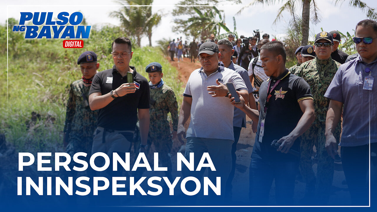 Ocular inspection sa Sitio Kapihan, pinangunahan ni Sen. ‘Bato’ dela Rosa