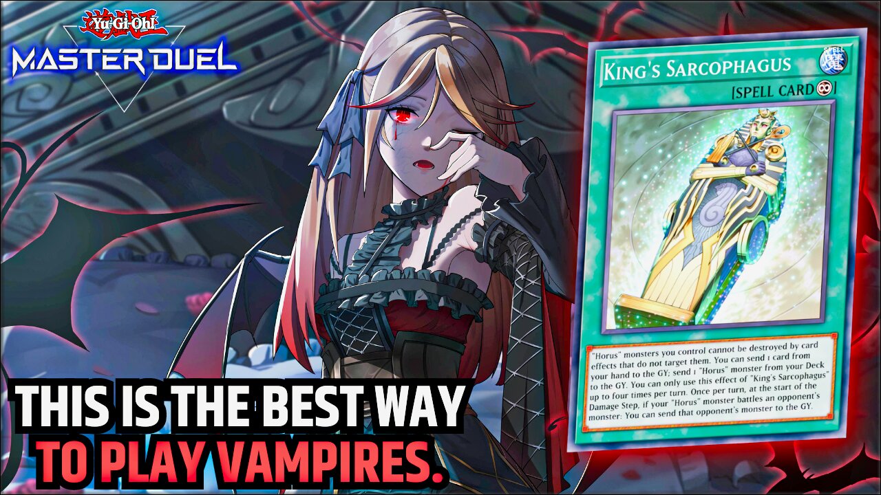 🧛‍♀️🦇 THE BEST WAY TO PLAY VAMPIRES!🦇🧛‍♀️ - VAMPIRE HORUS DECK PROFILE [YU-GI-OH! MASTER DUEL]