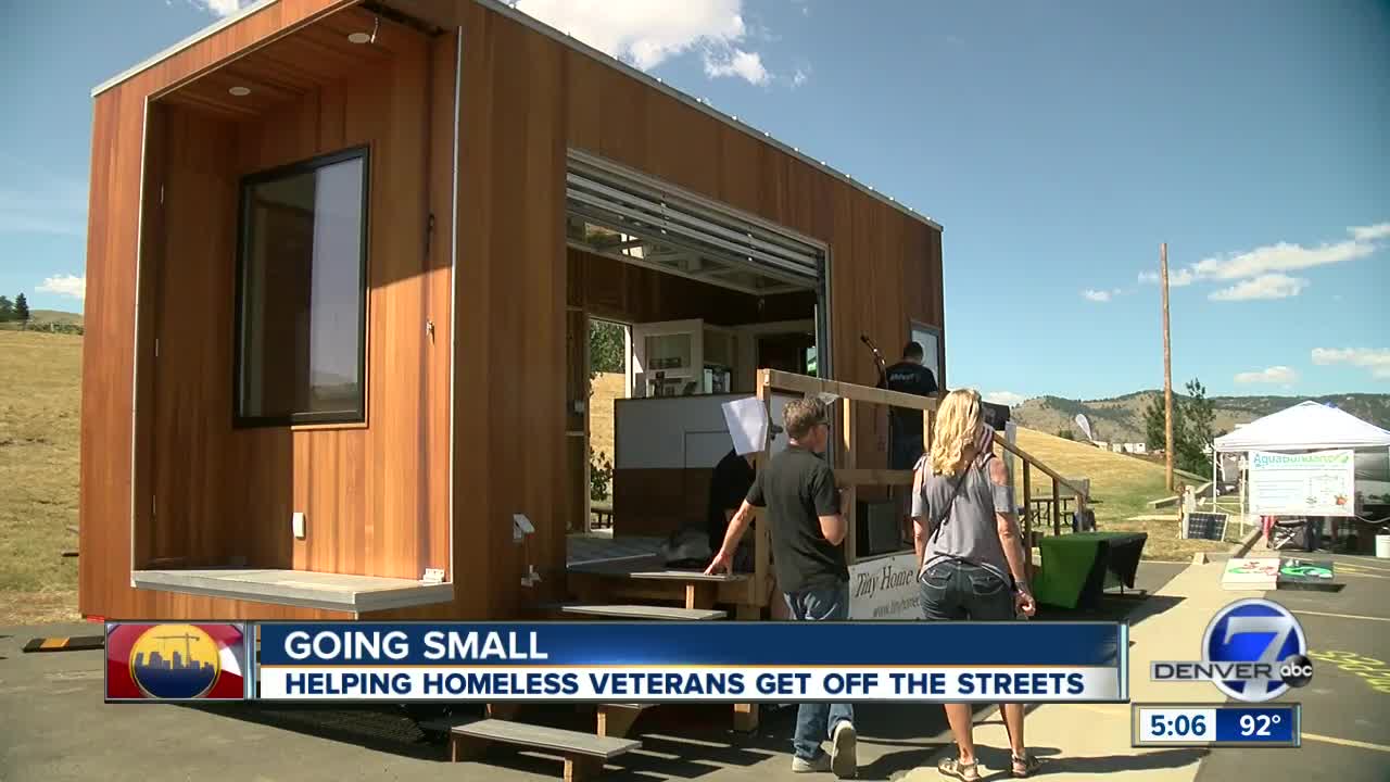 Non-profit looks to tiny homes to help homeless vets