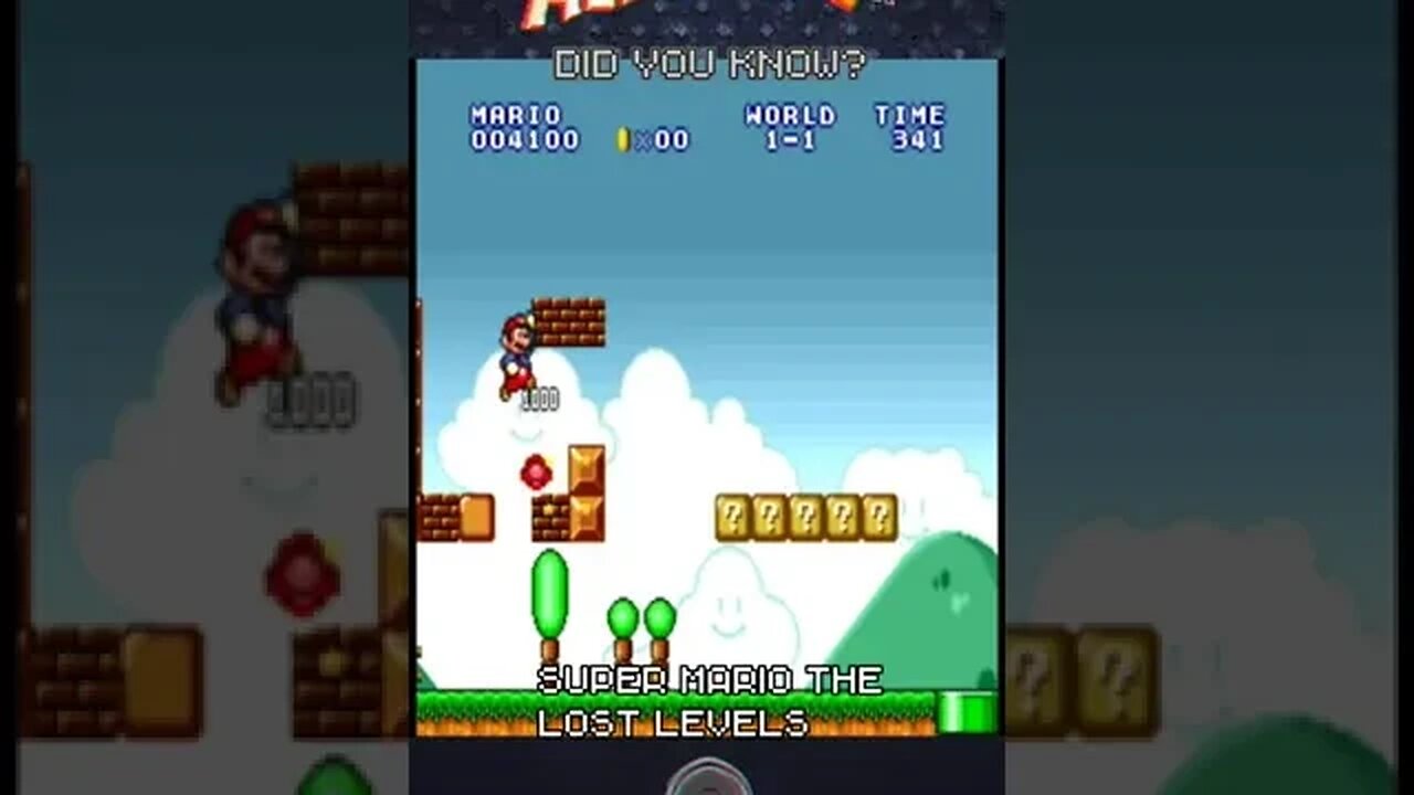 Did You Know - Lost Levels - 1 Up Shell Kick