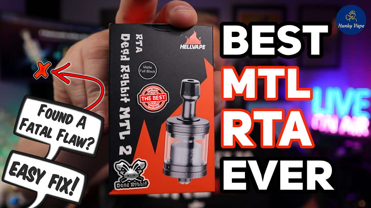 BEST MTL RTA Hellvape Dead Rabbit MTL 2 Unboxing Review Repair