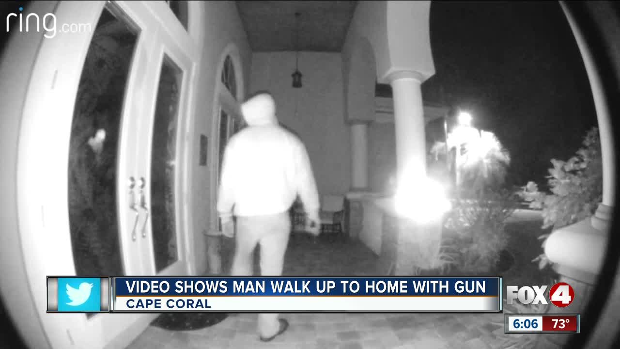 Armed suspect caught on Ring doorbell Cape Coral