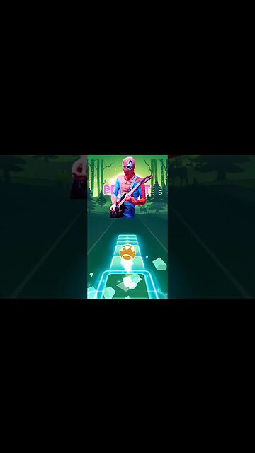 spiderman play Tiles Hop #shorts #allstarhero #spiderman