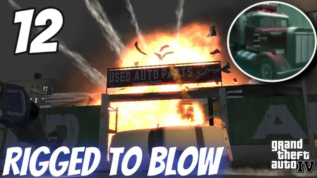 GTA 4 - Rigged To Blow | They Got Me On A Dummy Mission With a Rigged Truck Boss on nut shiii #12