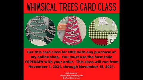 Whimsical Trees Card Class