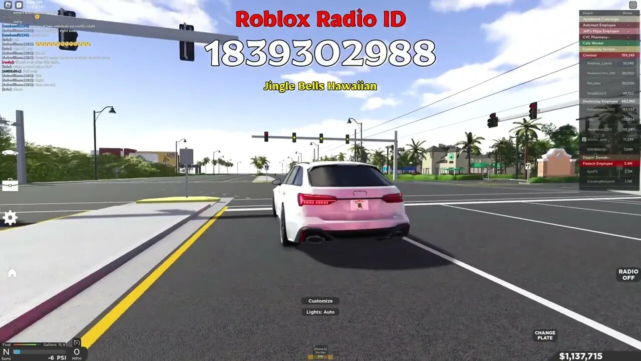 Hawaiian Roblox Radio Codes/IDs