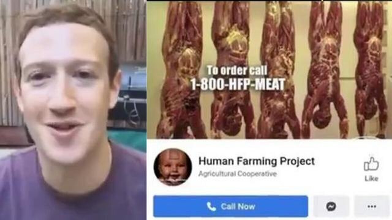 Call: Facebook Mark Zuckerberg Pedophile Satanist Cannibal in Plain Sight!