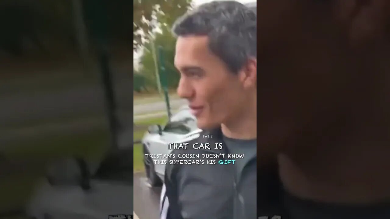 Tristan Tate’s Cousin Doesn’t Know This Supercar’s His Gift #Shorts