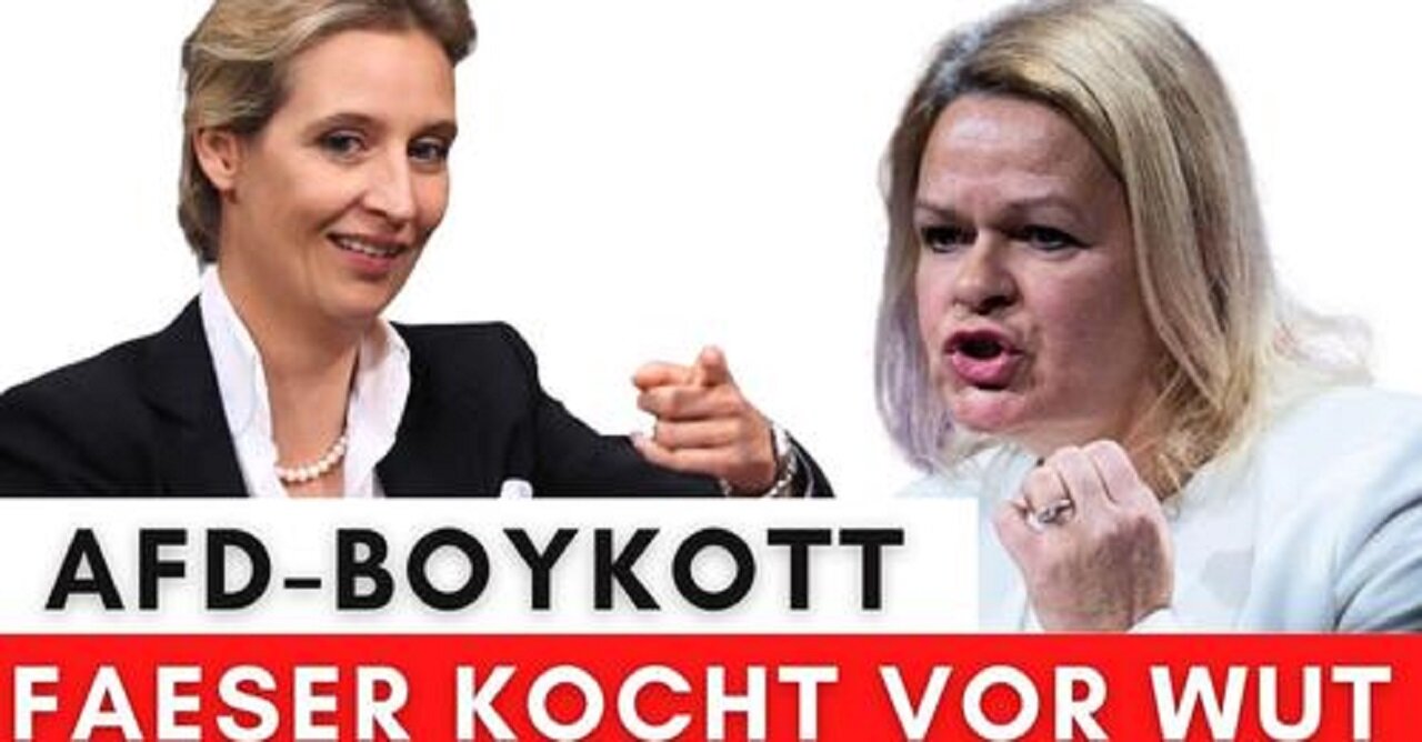 Eigentor: Faeser fordert KOMPLETTES AfD-Boykott!