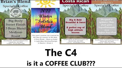 C4 - Explained - In Detail - IS IT A COFFEE CLUB????