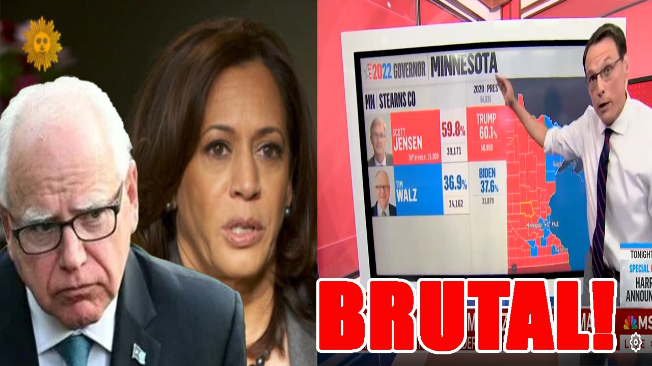 MSNBC delivers DEVASTATING news to Kamala Harris after picking Tim Walz as running mate!