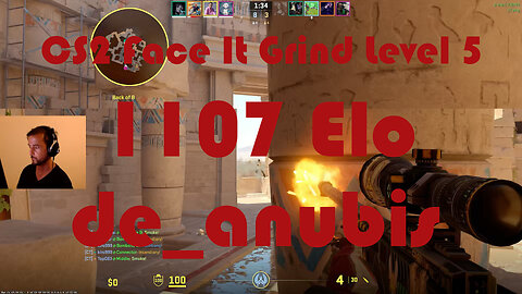 CS2 Face-It Grind - Face-It Level 5 - 1107 Elo - de_anubis