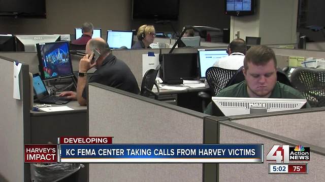 FEMA Kansas City office assisting Harvey victims