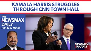 Harris takes some friendly fire at CNN Town Hall | The NEWSMAX Daily (10/24/24)