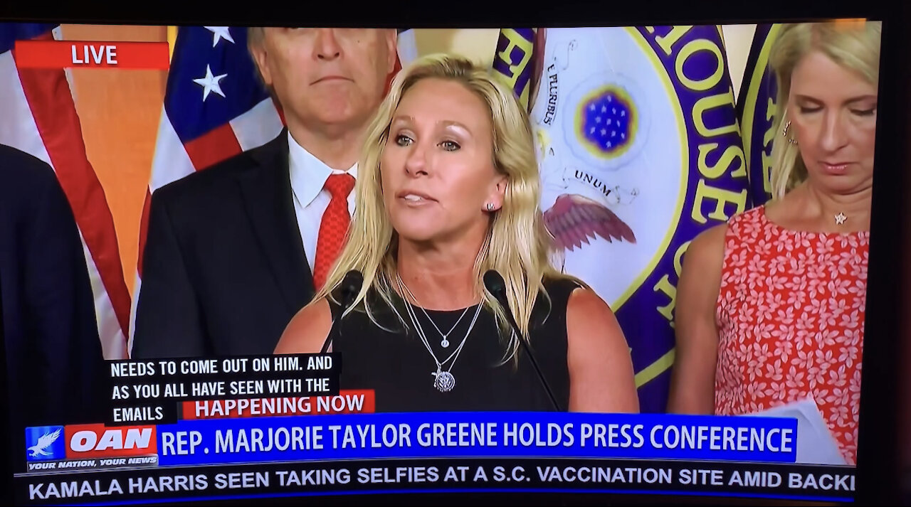 TSVN38 6.2021 REP. MARJORIE TAYLOR GREENE HOLDS PRESS CONFERENCE DISCUSSING FIRE FAUCI ACT