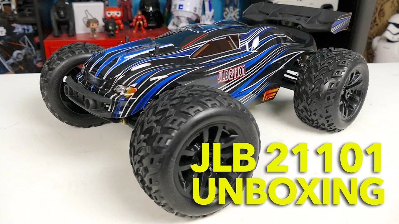 JLB 21101 Cheetah V2 1/10 Scale Monster Truck Unboxing