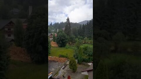 Ploaie la munte