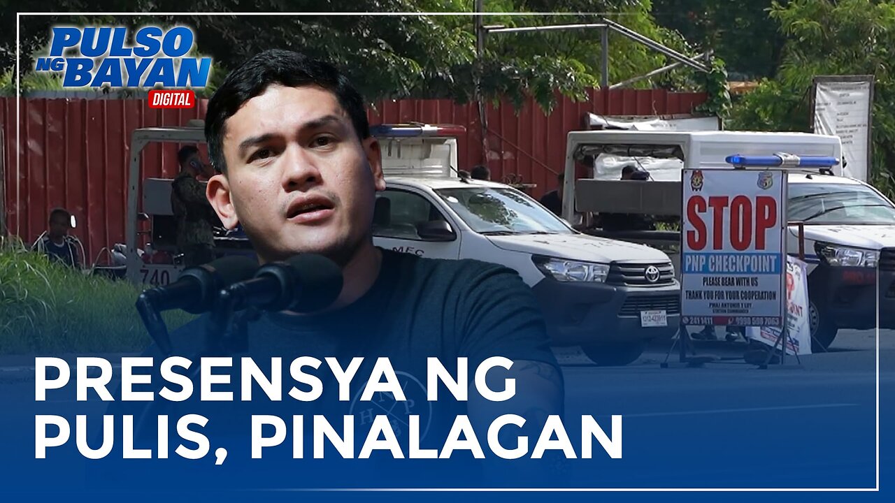 Mayor Baste, pinalagan ang labis na presensya ng mga pulis sa labas ng KOJC compound sa Davao City