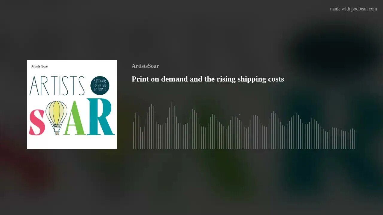 Print on demand and the rising shipping costs