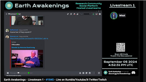 Clip: @Witsit disccusses WWII - Open Panel @EarthAwakenings Ep. 1845