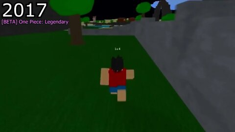 Evolution of Roblox One Piece Games! 2016 2020 7