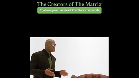 The Creators of The Matrix who have everyone addicted to the cellphone. 📲