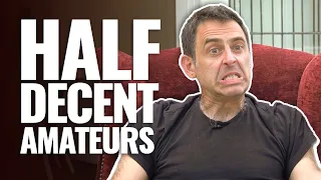 'Half Decent Amateurs' | Ronnie O'Sullivan Opens up on Bizarre Interviews