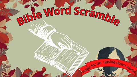 Bible Verse Scramble