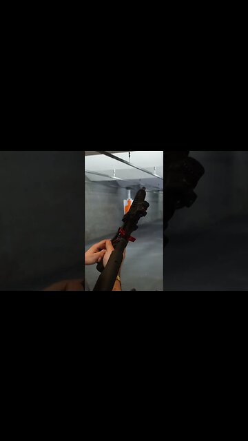 Shooting the JP Enterprises GMR-15 in slow motion #shorts #ar15 #gunrange #9mm #rifle #gun